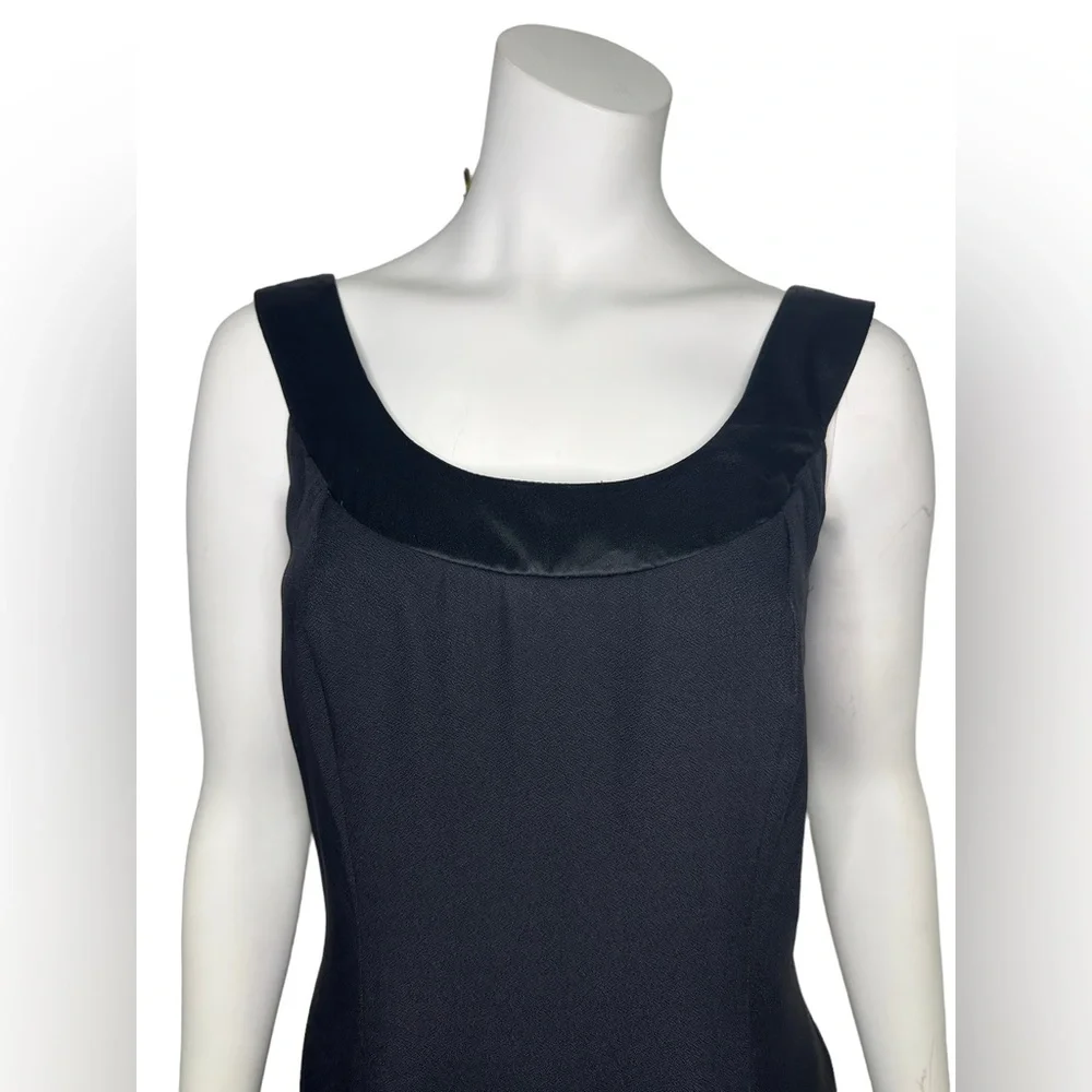 Hollywood Nites Vintage Classic Black Gown fits‎ a sz 4/6 Women’s - Picture 2 of 9